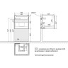 Тумба LEMARK BUNO MINI 45 см под раковину, подвесная,1 ящик, белый глянец