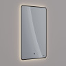 Зеркало LEMARK MIOBLACK 50х80 см с интерьерной подсветкой, с подогревом